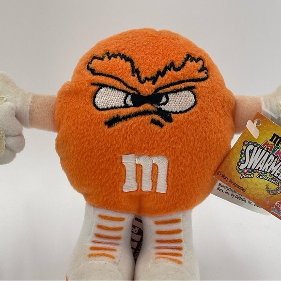 M&M Swarmees 1998 Plush Figure 5” Stuffed Lot Of 2 90s Vintage Collectibles - Picture 2 of 9
